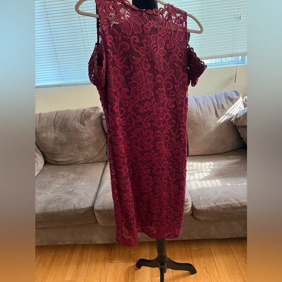 Ambiance Dresses & Skirts - Burgundy dress